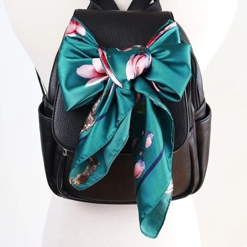 TEAL floral scarf luxury blossom gypsy wrap